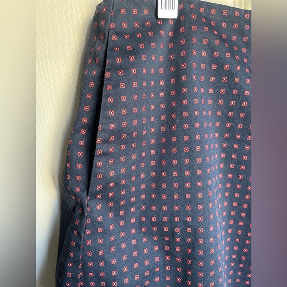 Tory Burch Runway Klarissa Pleated Mini Skirt Size 6 Navy - Picture 9 of 12